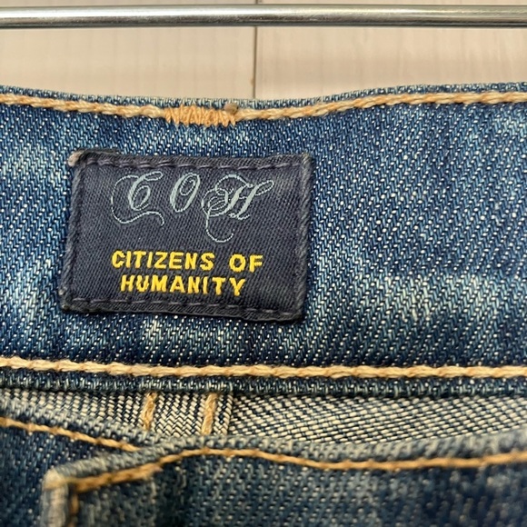 Citizens Of Humanity Jeans Sz 27 Skinny Med Wash Mid Rise Casual 28” Inseam - Picture 2 of 6